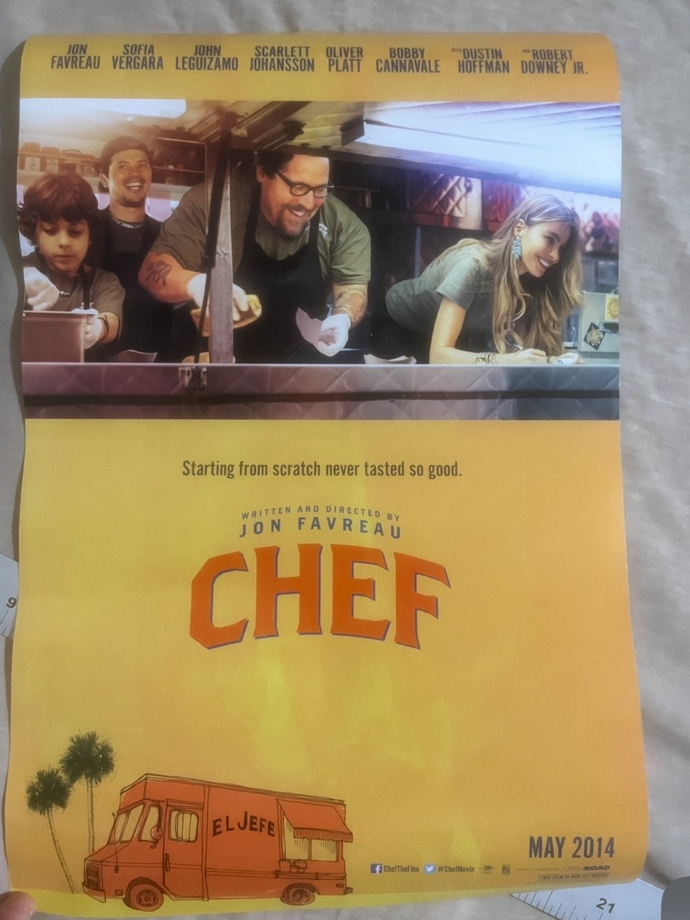 CHEF Original mini Movie Poster